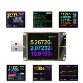 T18-X6 USBテスター電圧電流電圧計HD色QC4 + PD3.0 QC2.0 / QC3.0 PPS高速充電プロトコル容量テスト