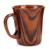 400ml Handcraft Natural Wooden Milk Coffee Tea Cup Barrel Juice Drink  