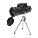 Télescope monoculaire optique HD à zoom 40X avec objectif à clipser pour appareil photo, trépied pour téléphone portable, idéal pour les voyages