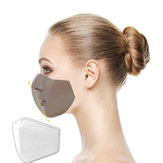 40pcs/lot N90 Mouth Mask Pads 3Layers Mask Anti-Dust Meltblown FiberFilter Face Mask