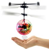 Bola de vôo de Indução de Infravermelho de Cristal Piscando LED Luz Brinquedos USB Recarregável para Crianças Presentes de Natal Aniversário