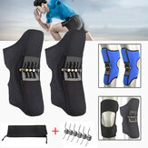 [Upgraded Type] 1 Pair Power Knee Stabilizer Pad Rebound Spring Force Knee Support Brace