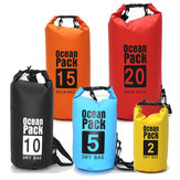 Dry Sack Bag 2/5/10/15/20/30L Waterproof Bag Swimming Dry Wet Cloth Bag Sack for Kayak Canoeing