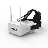 Emax Tinyhawk 5.8G 48CH Diverzitású FPV szemüveg 4.3 hüvelykes 480*320 Videó fejhallgató dupla antennákkal 4.2V 1800mAh Akkumulátor RC Drone-hoz