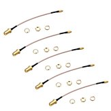 5 pcs RJXHOBBY MMCX to SMA Female 60mm Low Loss FPV Antenna Extension Cable Adapter For FPV RC Drone