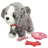 Electronic Interactive Robot Dog Pet Soft Stuffed Plush Toy Control Walk Sound Toy