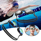 Conjunto de óculos de natação Yunmai HD Tampões de ouvido de toco de nariz antiembaçante Silicone Conjunto de natação Óculos