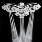 106 dysz Regulowany kąt natryskiwania głowic prysznicowych Wodospad Chromowana głowica prysznicowa w kształcie trójząba