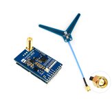 Sistemas MATEK VRX-1G3 1.2Ghz 1.3Ghz 9CH FPV Receptor de Vídeo para RC Drone Goggles Monitor Airplane Long Range