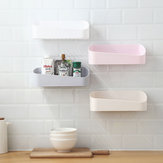 Onreguliere kunst geometrische stijl badkamer keuken opbergcontainer plank cosmetica verzameldoos wand krachtige pasta ruimtebesparende badkamer kaptafel benodigdheden