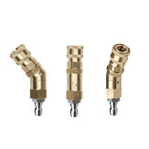 High Pressure Washer 1/4 Water Adapter Quick Joint Hose 360 Degree Angle Rotated Union Connection