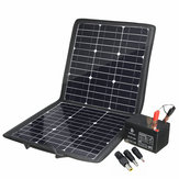 100W Портативная солнечная панель с зарядным устройством USB DC 5V/12V двойного выхода, водонепроницаемая