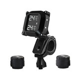 M6 LCD Display Motorcycle Real Time Tire Pressure Monitor System Waterproof TPMS Wireless External WI Sensors