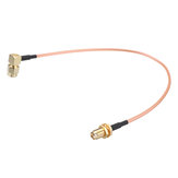 Cable SMA de 50CM SMA Macho Ángulo Recto a SMA Hembra RF Coaxial Pigtail Cable de alambre Conector Adaptador RG316
