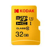 KODAK Mikro SD Kart TF Kart U1 Sınıf 10 SDXC SDHC Hafıza Kartı 32G 64G 128G Video Mobil Depolama için