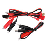 RC Charging Cable Set T Plug to Banana Plug Cable Crocodile Clip DC Wire for IMAX B6 B6AC Charger