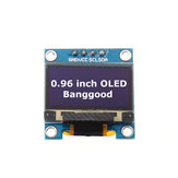 3 τεμάχια Λευκή οθόνη OLED 0.96 ίντσας I2C IIC Communication έναντι 128*64 Μονάδα LCD