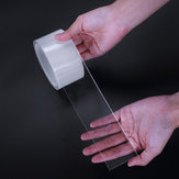 Fita adesiva de espuma acrílica de gel dupla face lavável com fita adesiva mágica transparente