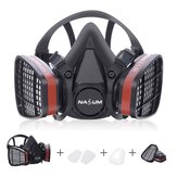 Half Face Μάσκα αερίων Respirator Painting Spraying Safety Work Filter Dust Mask