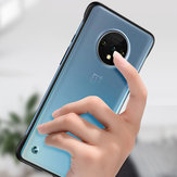 Para OnePlus 7T Bakeey Funda Protectora de plástico duro ultrafina mate sin marco con anillo para el dedo