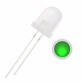 50шт. 10мм 2Pin зеленый матовый 515-520нм DIP светодиод округлой формы 2В 20мА электронный компонент для самодельных устройств