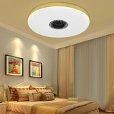 60W dimmbare LED-RGBW-Bluetooth-Musiklautsprecher-Deckenleuchte mit App-Steuerung für das Schlafzimmer
