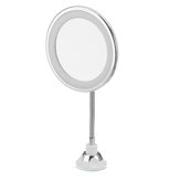5x Magnifying LED Lighted Makeup Mirrors flexibility Illuminated 360 Rotation