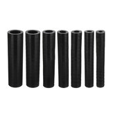 13-48mm Black Straight Silicone Hose Coupling Connector Silicon Rubber Tube Joiner Pipe Ash