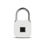 USB Smart Fingerabdruckschloss, Wiederaufladbar, Schlüssellos, Wasserdicht IP66, Speichert Bis Zu 39 Fingerabdrücke für Türen und Vorhängeschlösser