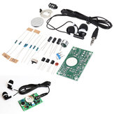 3pcs Kit de Electrónica DIY para Audífonos Amplificación de Audio Amplificador Práctica Competencia Electrónica de Interés Haciendo