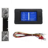 Παρακολουθητής τάσης μπαταρίας DC με οθόνη LCD 0-200V Volt Amp για αυτοκίνητα, τροχόσπιτα, ηλιακά συστήματα RV