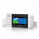 [APP Powered by Tuya] DIGOO DG-HAMB 2G GSM & WIFI & 433MHZ Kits de système d'alarme de sécurité domestique intelligents 4,3 pouces écran tactile capacitif couleur compatible avec les accessoires HOSA HAMA