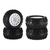 4PCS ZD Racing 6221 Tires for Monster Truck MT16 9053 9055 1/16 RC Car Vehicles Model Spare Parts