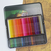 مجموعة أقلام ملونة بزيت بألوان 12/24/36/48/72 فنان رسم تخطيط أقلام لون خشبي للمدرسة لوازم فنية