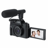 Câmera Digital KOMERY 4K Vlog Camcouder 30MP 16X com Supoute para Microfone para Transmissão ao Vivo no Tik Tok Youtube