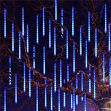 30 cm-es LED havazás Meteor eső 2835 SMD 2 cső húrfényes ünnepi szabadtéri karácsonyi kert dekoráció AC110-240V