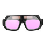 Óculos de solda com escurecimento automático, máscara de solda com energia solar, óculos de solda para os olhos