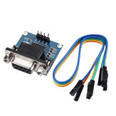 DC5V MAX3232 MAX232 RS232 To TTL Serial Communication Converter Module With Jumper Cable Geekcreit for Arduino - products that work with official Arduino boards