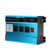 10000W pico 4 portas USB inversor de energia solar digital conversor de veículo DC 12V/24V/48V para AC 220V
