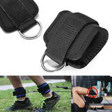 Fitness Ankle D Ring Straps Gym Weight Lifting Exercise Cuff Pulley Attachment Leg Strength Training Foot Support Buckle