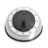 60 Minute Stainless Steel Cooking Kitchen Timer Mechanical Clock Countdown Alarm