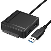 USB3.0 to SATA HUB Multifunction Converter Cable TF SD Card Reader HDD SSD Hard Drive Converter Cable Adapter 