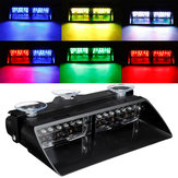 12LED RGB 12V 36W Автомобильная аварийная лампа сигнального маячка доска приборов автомобиля Вспышка стробоскопического света 6 цветов