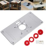 Woodworking Router Table Insert Plate Multifunctional Trimming Machine Flip Panel