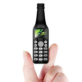 SERVO V8 Moda Garrafa Telefone 2.0 Polegada 300mAh Bluetooth Discador HD Magic Voice One Gravador de Chave Dula SIM Card Dual Standby Mini Cartão Telefone