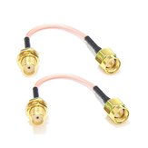 2pcs 120mm Low Loss Antenna Extension Cord Wire Fixed Base SMA For RC Drone