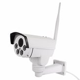 Câmera IP B89W 5MP 10X com zoom óptico WiFi PTZ exterior IR Câmera noturna de áudio CCTV com suporte para placa ONVIF 64GB