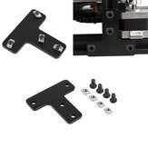 Schwarze T-Typ-Bootsmutter-Schraubenbefestigungsplatte für 3D-Drucker-Aluminiumprofilverbindung