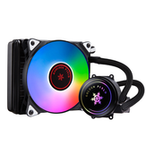 120mm Flüssigkeit Integrierter CPU Kühler Wasserkühlsystem Colorful Atemlicht Kühler Einzellüfter Für Intel AMD