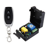 Interruptor de controle remoto wireless, canal 1CH, AC220V, para lâmpada de iluminação A Aberto B Fechado Transmissor de intertravamento